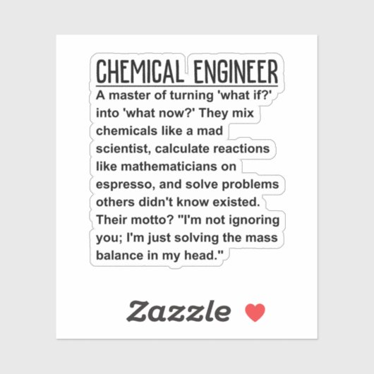 化学技術者 シール (シート)