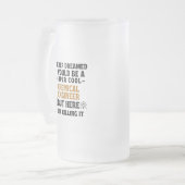 化学技術者 フロストグラスビールジョッキ (正面左)