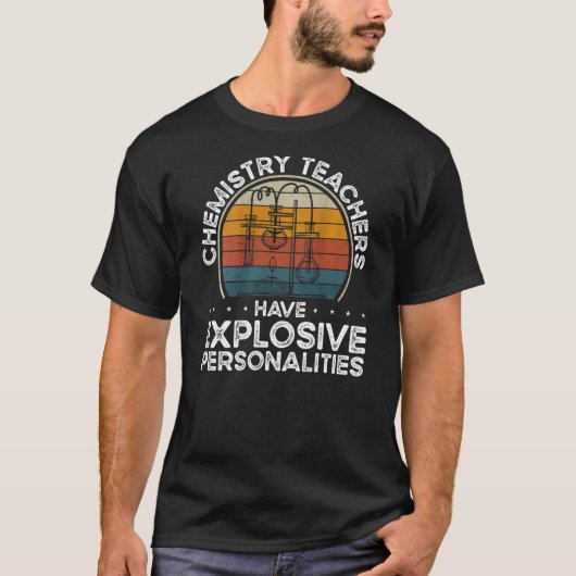 化学教師は爆発的な性格 Ba Tシャツ (正面)