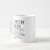 化学教師 コーヒーマグカップ (正面左)