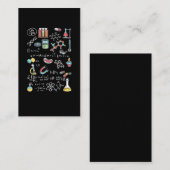 化学数学者物理学者化学者 名刺 (正面/裏面)