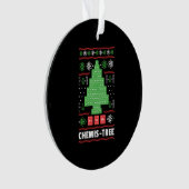 化学木クリスマスツリー オーナメント (正面)