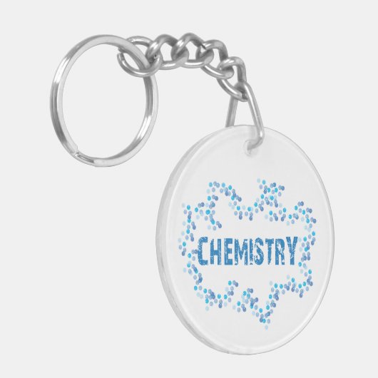 化学気泡 キーホルダー (正面左)