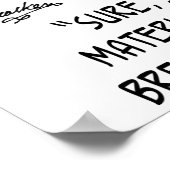 化学漫画8791 ポスター (角)