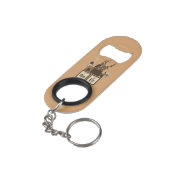 化学熊おもしろいが発見したビール キーホルダー栓抜き (裏面アングル)