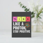 化学物理学者先生学生プロトン科学 ポストカード (スタンド正面)