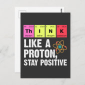 化学物理学者先生学生プロトン科学 ポストカード (正面/裏面)