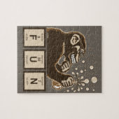 化学猿によって発見されるおもしろい ジグソーパズル (横)