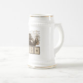 化学猿によって発見されるおもしろい ビールジョッキ (正面右)