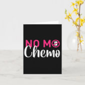 化学療法がん患者の最後の日のNo Mo Chemo カード (黄色い花)