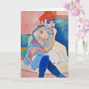 化学療法を受けた女性 Andre Derain カード