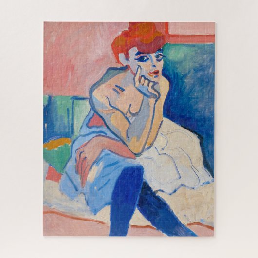 化学療法を受けた女性 | Andre Derain | ジグソーパズル (縦)