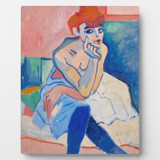 化学療法を受けた女性 | Andre Derain | フォトプラーク (正面)