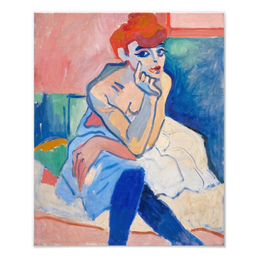 化学療法を受けた女性 | Andre Derain | フォトプリント (正面)