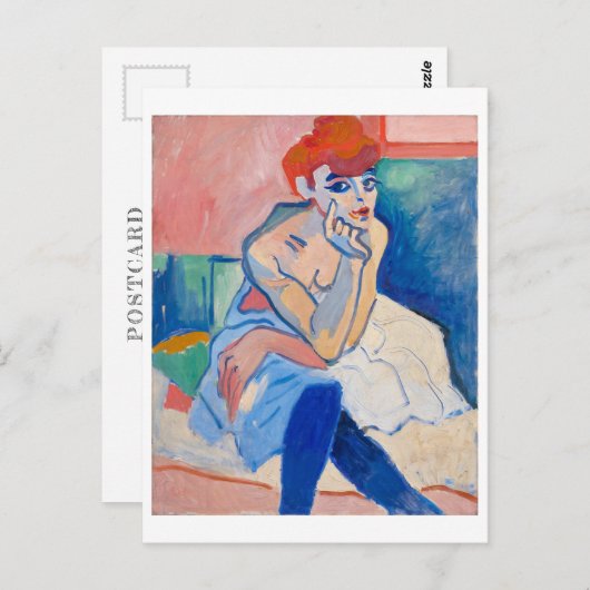 化学療法を受けた女性 | Andre Derain | ポストカード (正面/裏面)
