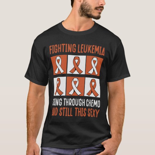 化学療法を経てまだ進行している白血病との闘い Tシャツ (正面)
