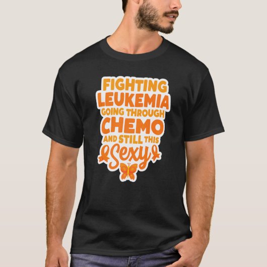 化学療法を経て現在まで続く白血病との闘い Tシャツ (正面)