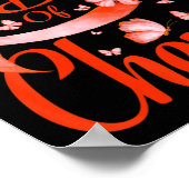 化学白血病認識度蝶の最終日 ポスター (角)