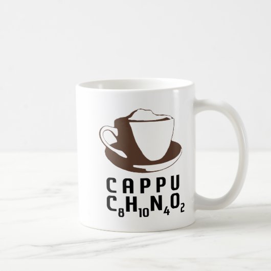 化学的カプチーノ コーヒーマグカップ (右)