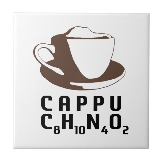 化学的カプチーノ タイル (正面)