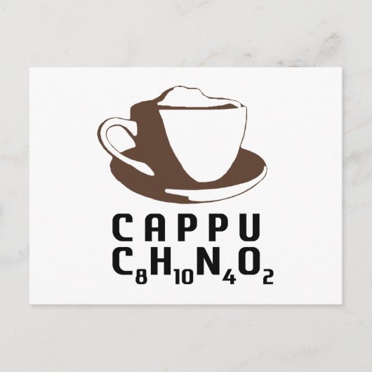 化学的カプチーノ ポストカード (正面)