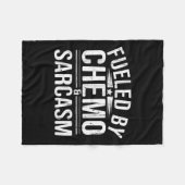 化学皮肉化学療法、化学療法おもしろい、バランスによって煽られる フリースブランケット (正面(横))