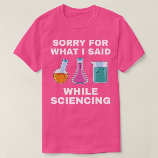 化学科学おもしろい化学研究所おたく Tシャツ (デザイン正面)