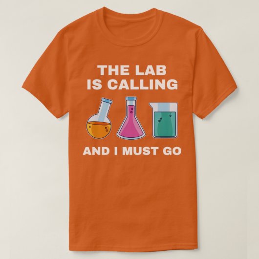 化学科学おもしろい化学研究所 Tシャツ (デザイン正面)