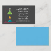 化学科学のチューターブンゼンバーナー 名刺 (正面/裏面)