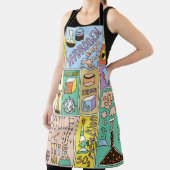 化学科学のバナーセット。カラー手描きvi エプロン (インサイチュ)