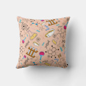 化学科学シンボルパターン クッション (裏面)