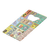 化学科学ヴィンテージイラストレーションセット クレジットカード栓抜き (裏面アングル)