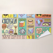 化学科学ヴィンテージイラストレーションセット バスタオル (バスタオル)