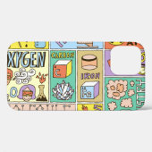 化学科学ヴィンテージイラストレーションセット Case-Mate iPhoneケース (裏面 (横))
