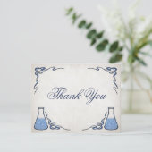 化学科学先生結婚式招待状 サンキューカード (スタンド正面)