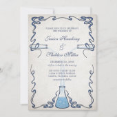 化学科学先生結婚式招待状 招待状 (正面)