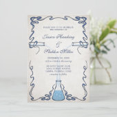 化学科学先生結婚式招待状 招待状 (スタンド正面)