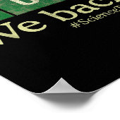 化学科学先生Bruh学校の初日 ポスター (角)