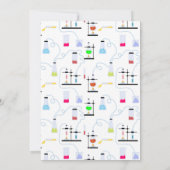 化学科学実験子供の誕生日パーティー 招待状 (裏面)