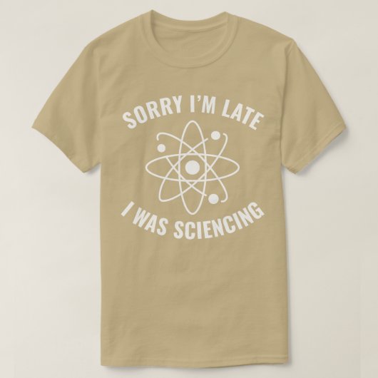 化学科学科学おもしろい研究所 Tシャツ (デザイン正面)