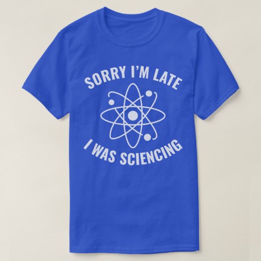 化学科学科学おもしろい研究所 Tシャツ (デザイン正面)