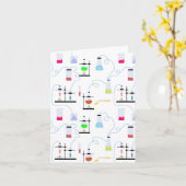 化学科学試験管研究室の科目 カード (黄色い花)