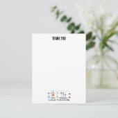 化学科学試験管研究室の科目 サンキューカード (スタンド正面)