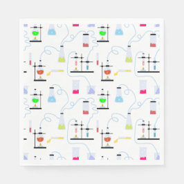 化学科学試験管研究室の科目 スタンダードランチョンナプキン