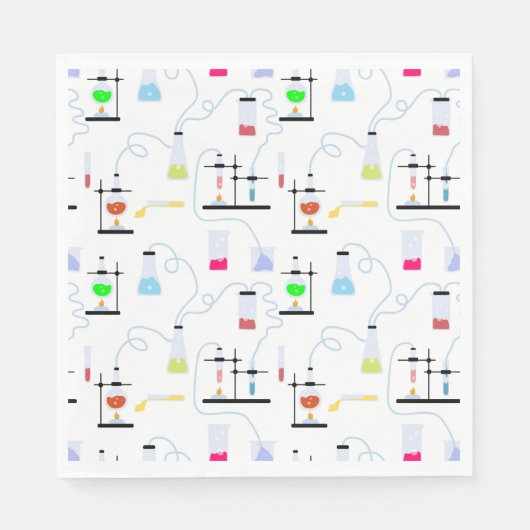 化学科学試験管研究室の科目 スタンダードランチョンナプキン (正面)