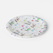 化学科学試験管研究室の科目 ペーパープレート (アングル)