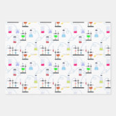 化学科学試験管研究室の科目 ラッピングペーパーシート (正面2)