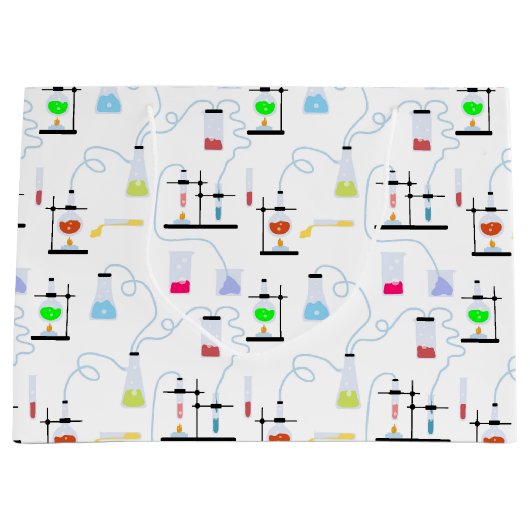 化学科学試験管研究室の科目 ラージペーパーバッグ (正面)