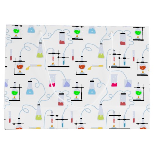 化学科学試験管研究室の科目 ラージペーパーバッグ (裏面)