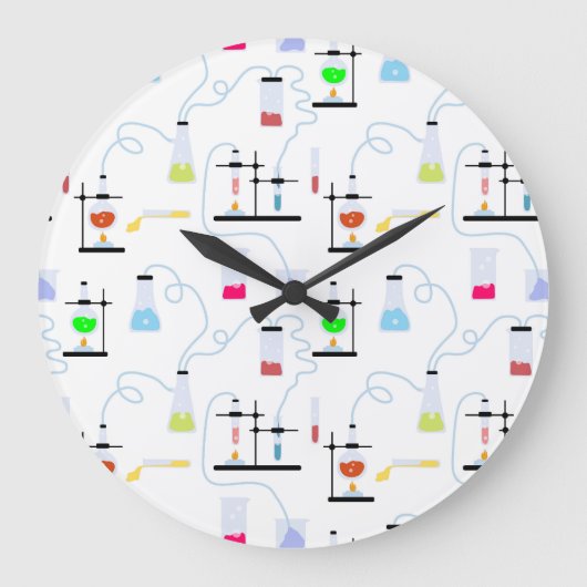 化学科学試験管研究室の科目 ラージ壁時計 (正面)
